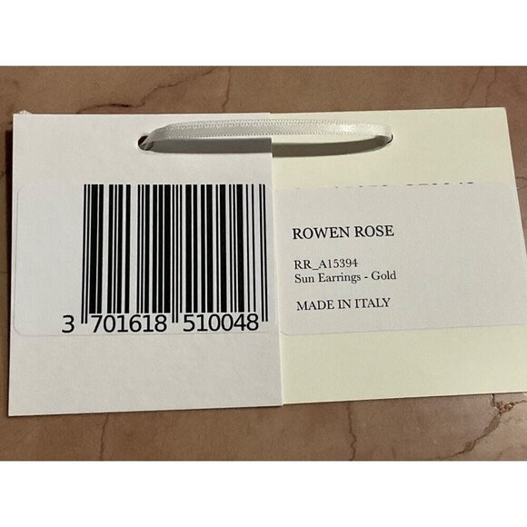 NWT Rowen Rose Gold Sunburst Earrings - Picture 8 of 12